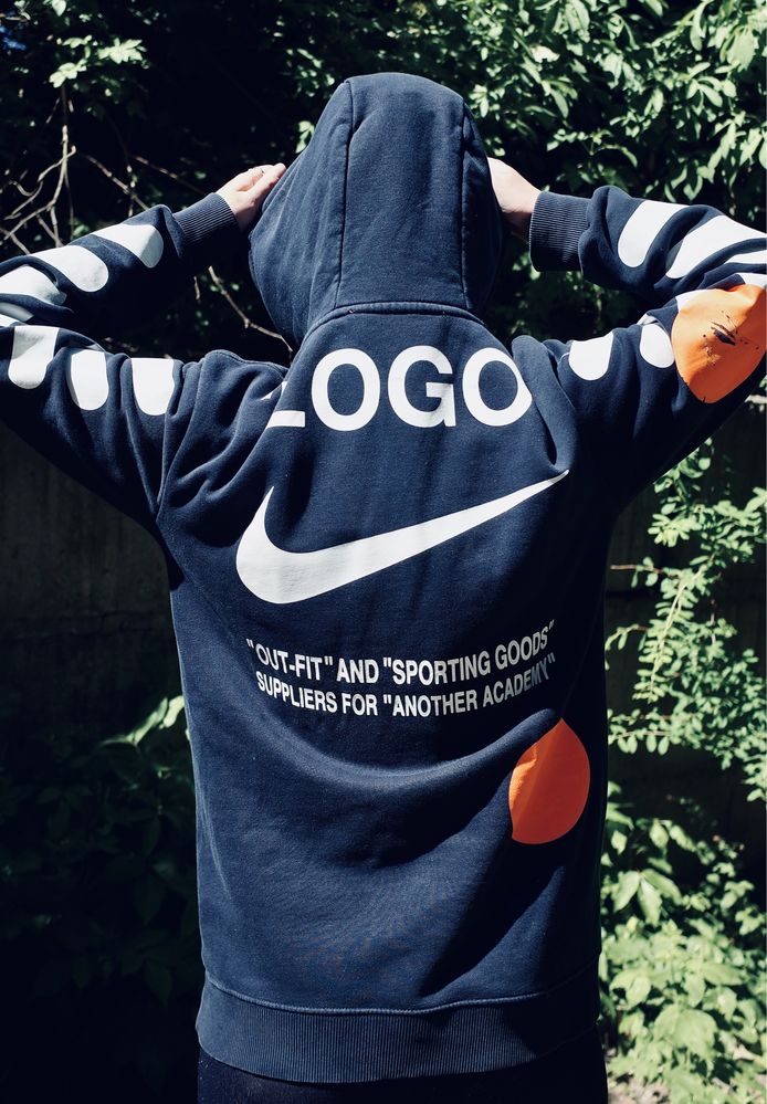 Худі off-white & nike оригінал