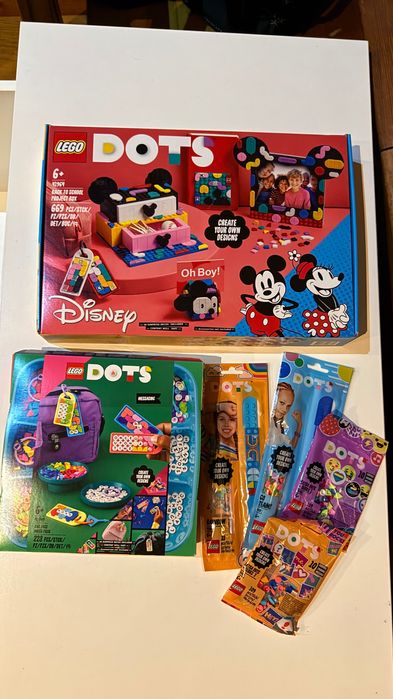 Kit várias caixas Lego dots