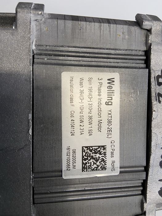 Silnik Welling YXT380-2E(L) do pralko suszarki CANDY/HOOVER
