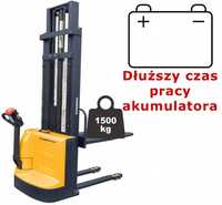 Elektryczny wózek masztowy paletowy Q15E35 udźwig 1500 kg