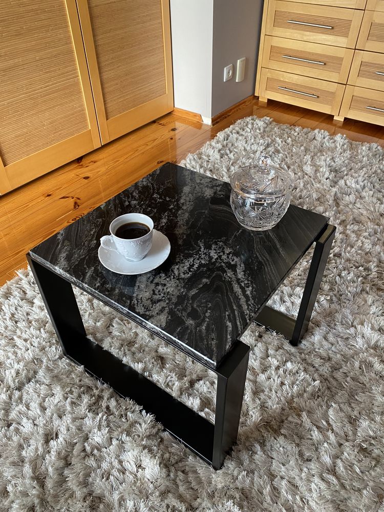 Stolik kawowy stół z kamienia granit marmur stal Częstochowa