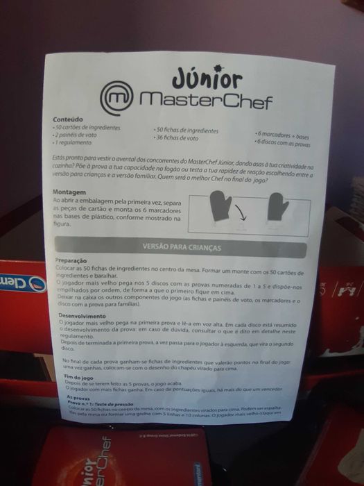 Jogos tabuleiro , Junior Master Chefe , sudoku