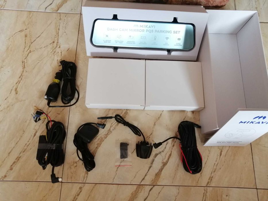 Kamera samochodowa Mikavi PQ5 Dual wideorejestrator lusterko