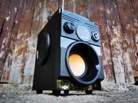 Radioodtwarzacz FM GŁOŚNIK BLUETOOTH Subwoofer Kolumna Wieża BUDOWLANE