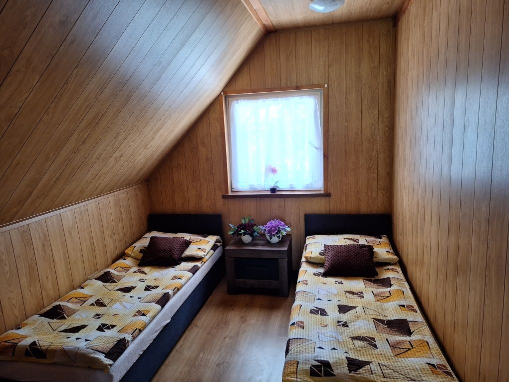 Urokliwy domek dla 6os. - Wypoczynek w lesie, jacuzzi balia