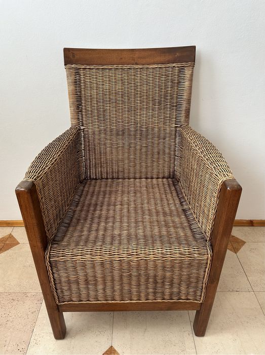 Duży Fotel Rattan/Wiklina