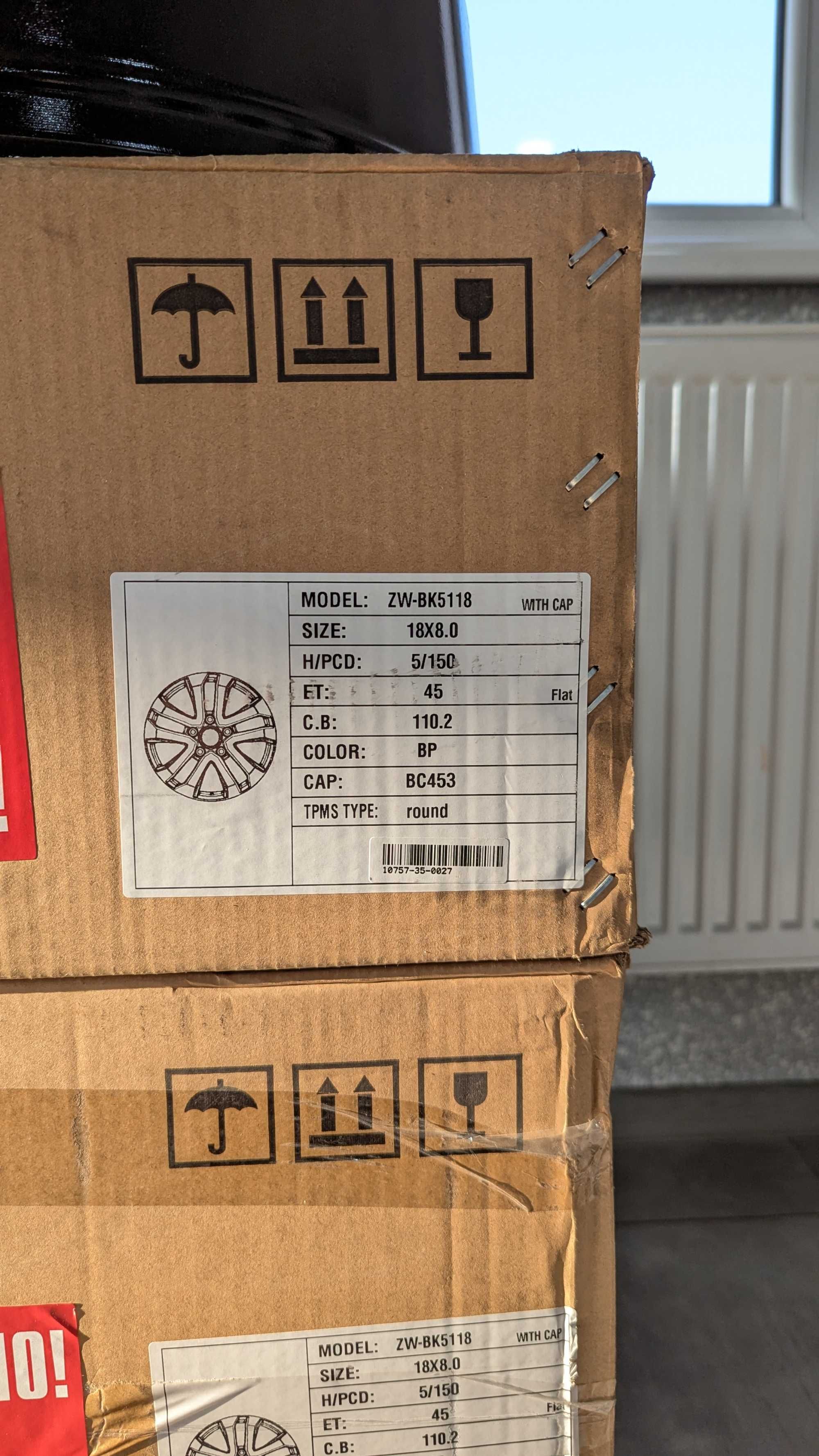 Нові диски Toyota 5/150 R18 8J ET45 dia110.2mm