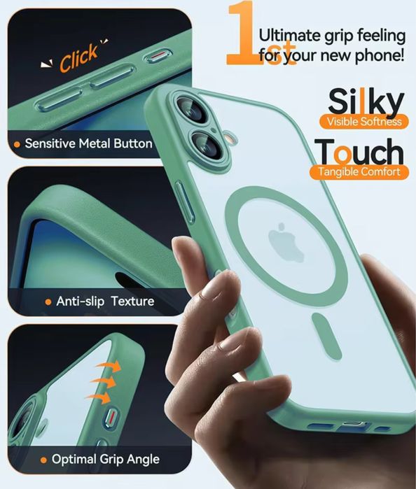 Capa IPhone 16 Azul