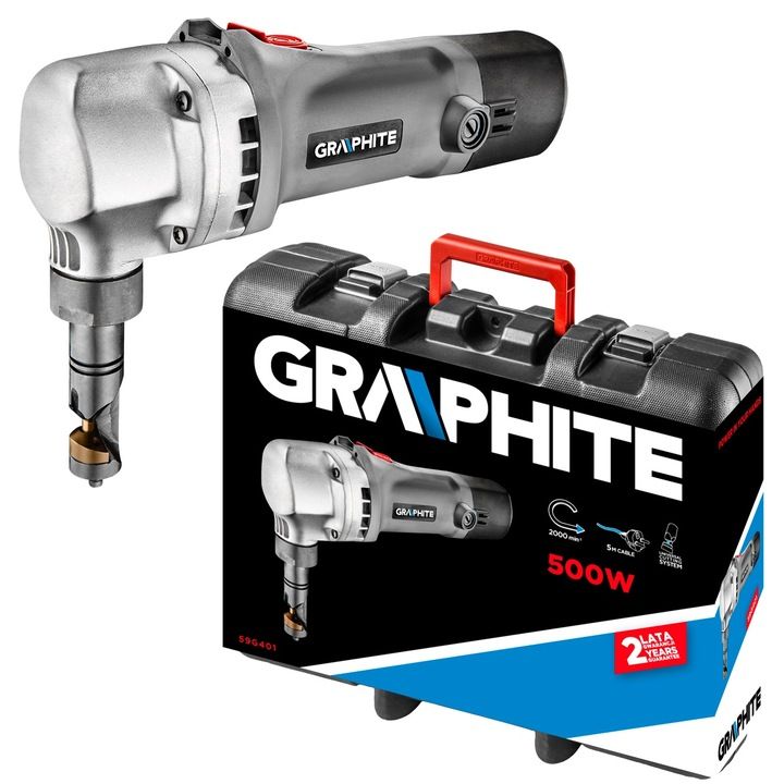 Nożyce Do Blachy 500w, Walizka Graphite 59g401