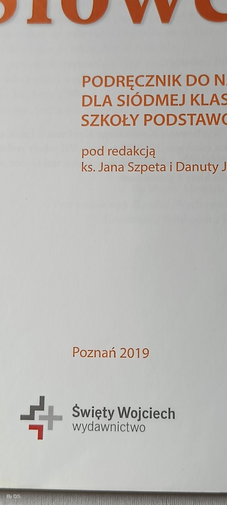 Religia 7 klasa podręcznik i karty pracy