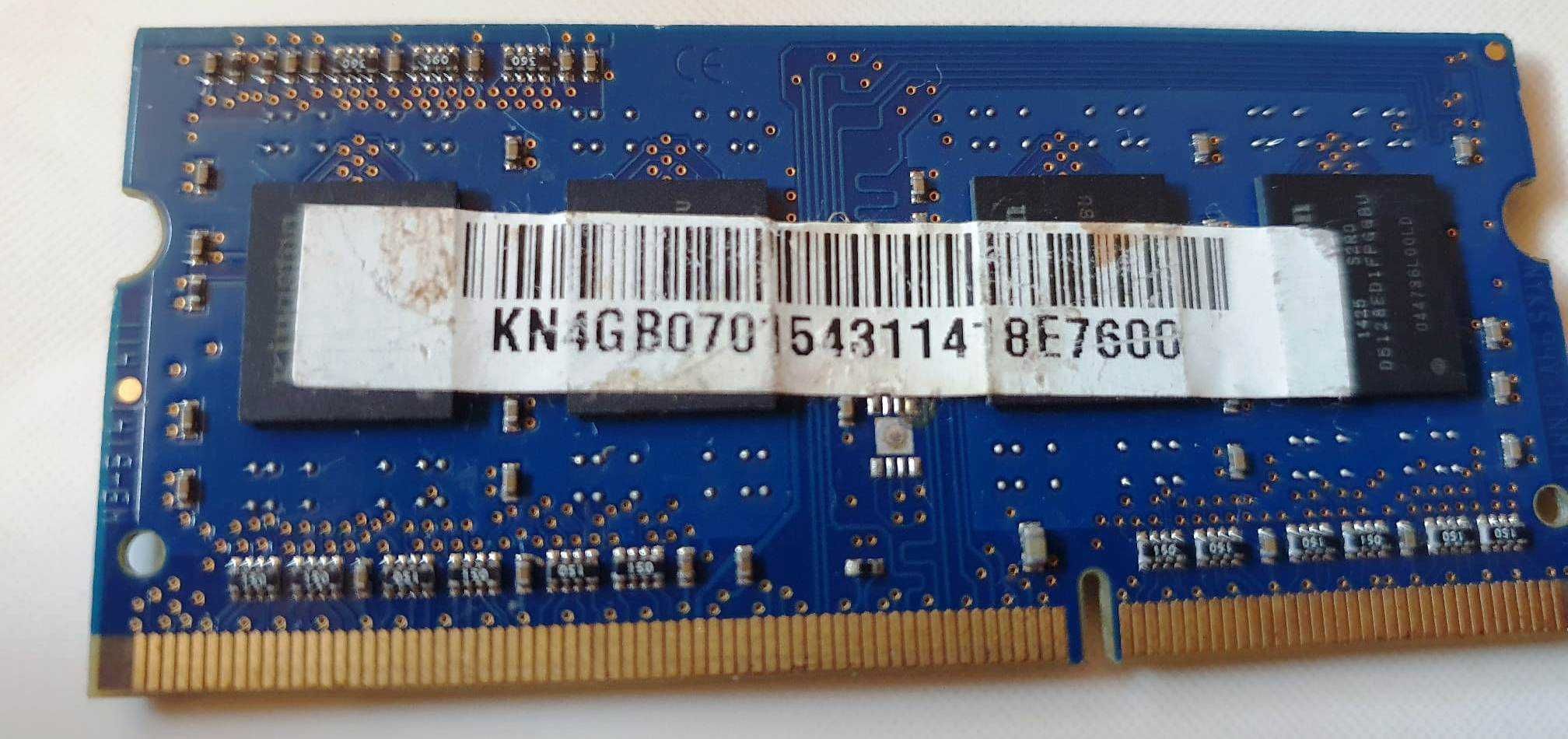 Pamięć RAM Kingston DDR3 4 GB 1280MHZ (Laptop)