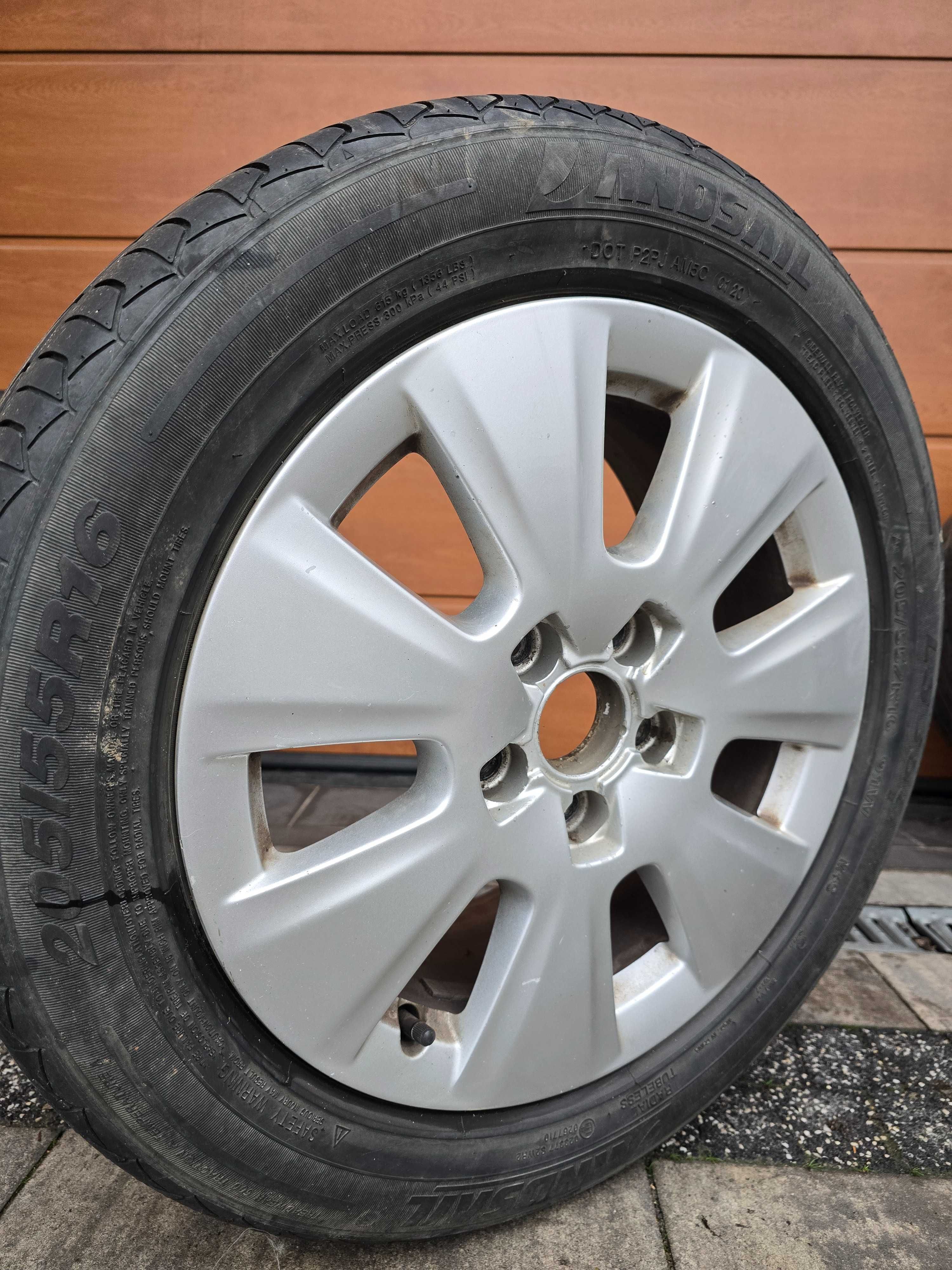 Alufelgi z oponami +pokrowce Audi A3 A4 A5 5X112 16 cali ET37 oryginał