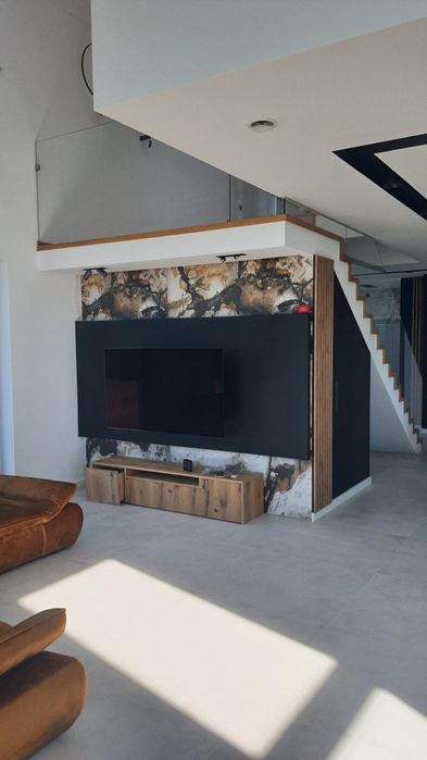 Schody na beton, schody drewniane