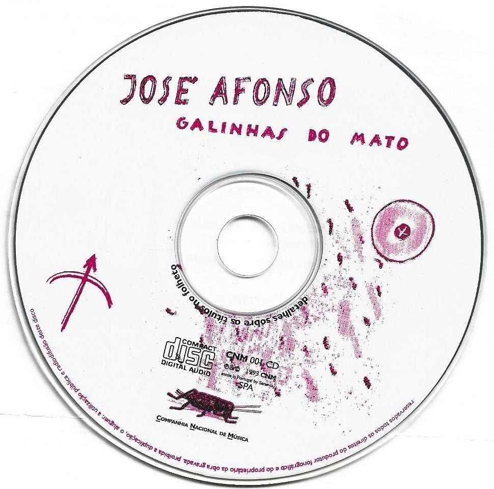 José Afonso	- - - - -		Galinhas do Mato	- - - - -	CD