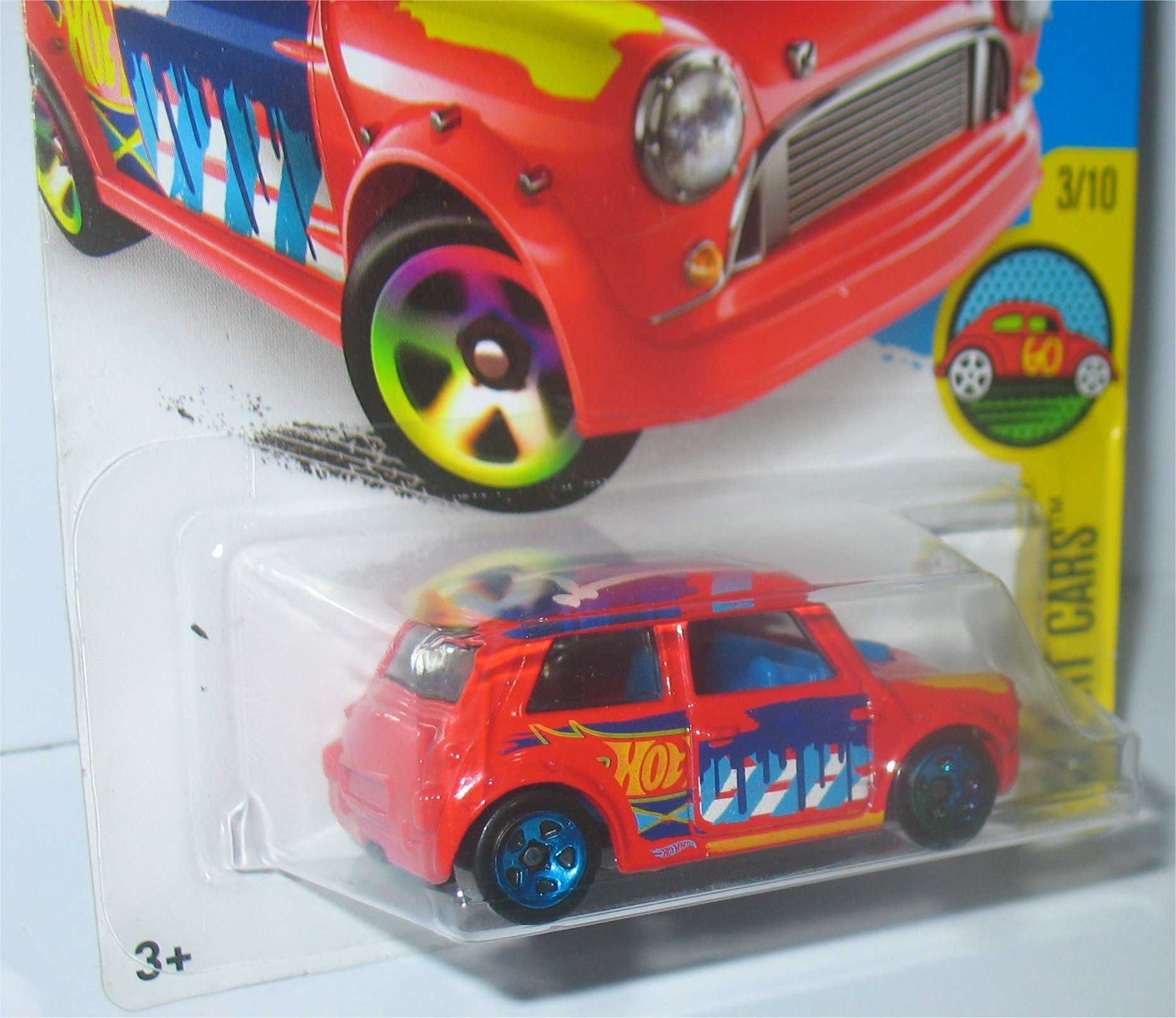 Hot Wheels - Morris Mini (vermelho - cartão longo - 2016)