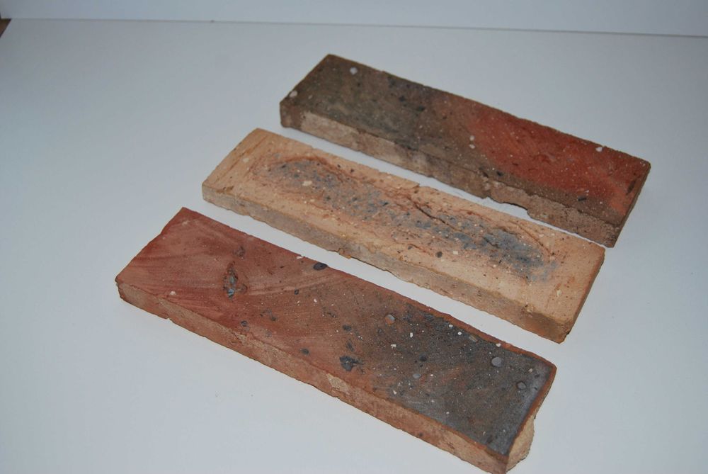 Płytki ze środka cegły kolorowe stara cegła rozbiórkowa Lico kolorowe