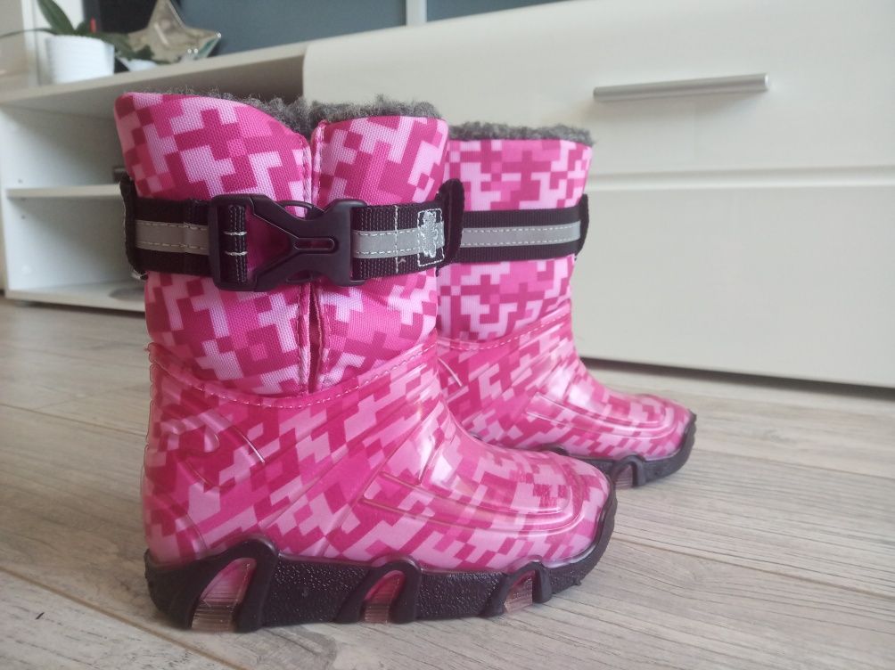 Buty zimowe dziewczęce 27/28 NOWE