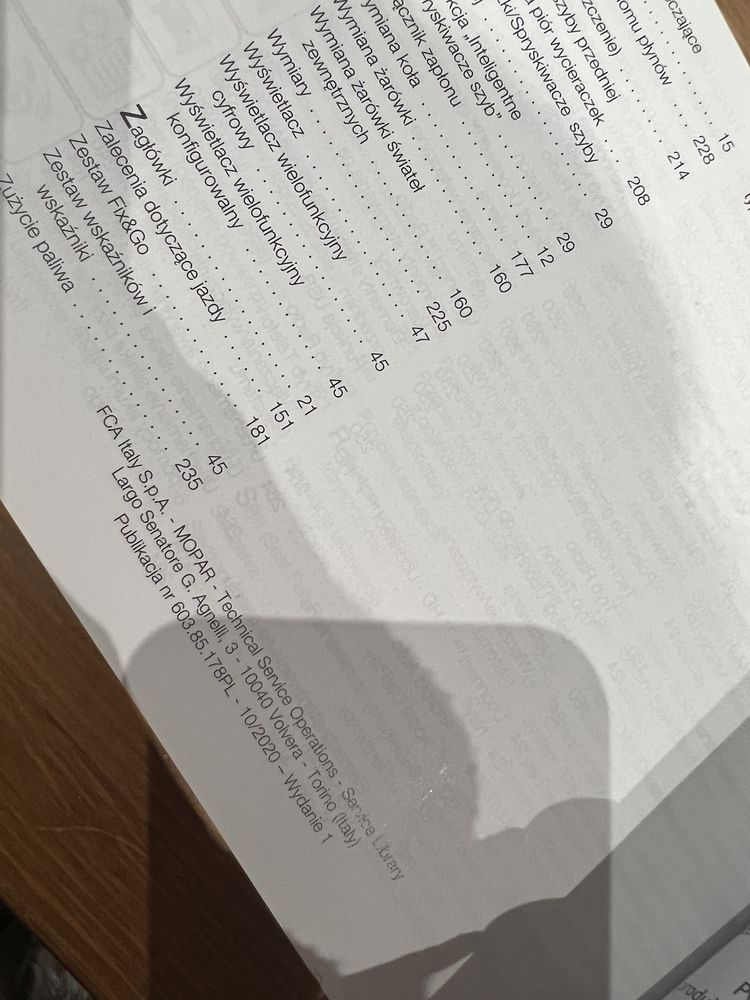 Fiat Tipo sedan instrukcja obsługi