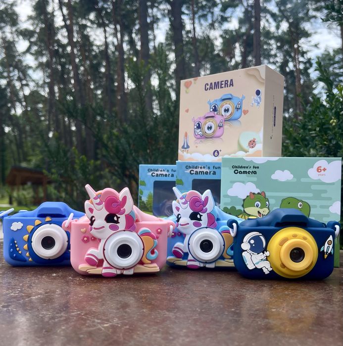 Дитячий фотоапарат. Камера. Фотоапарат Динозавр Космонавт
