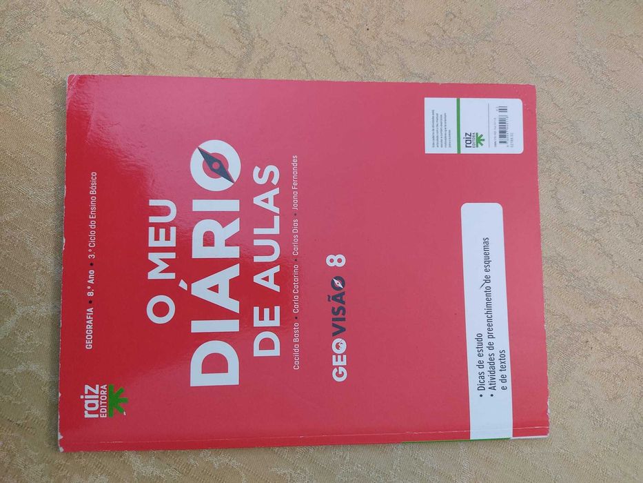 Caderno de atividades- GeoVisão 8 - Geografia - 8.º Ano (NOVO)