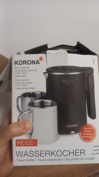 Czajniki elektryczny turystyczny Korona podróżny