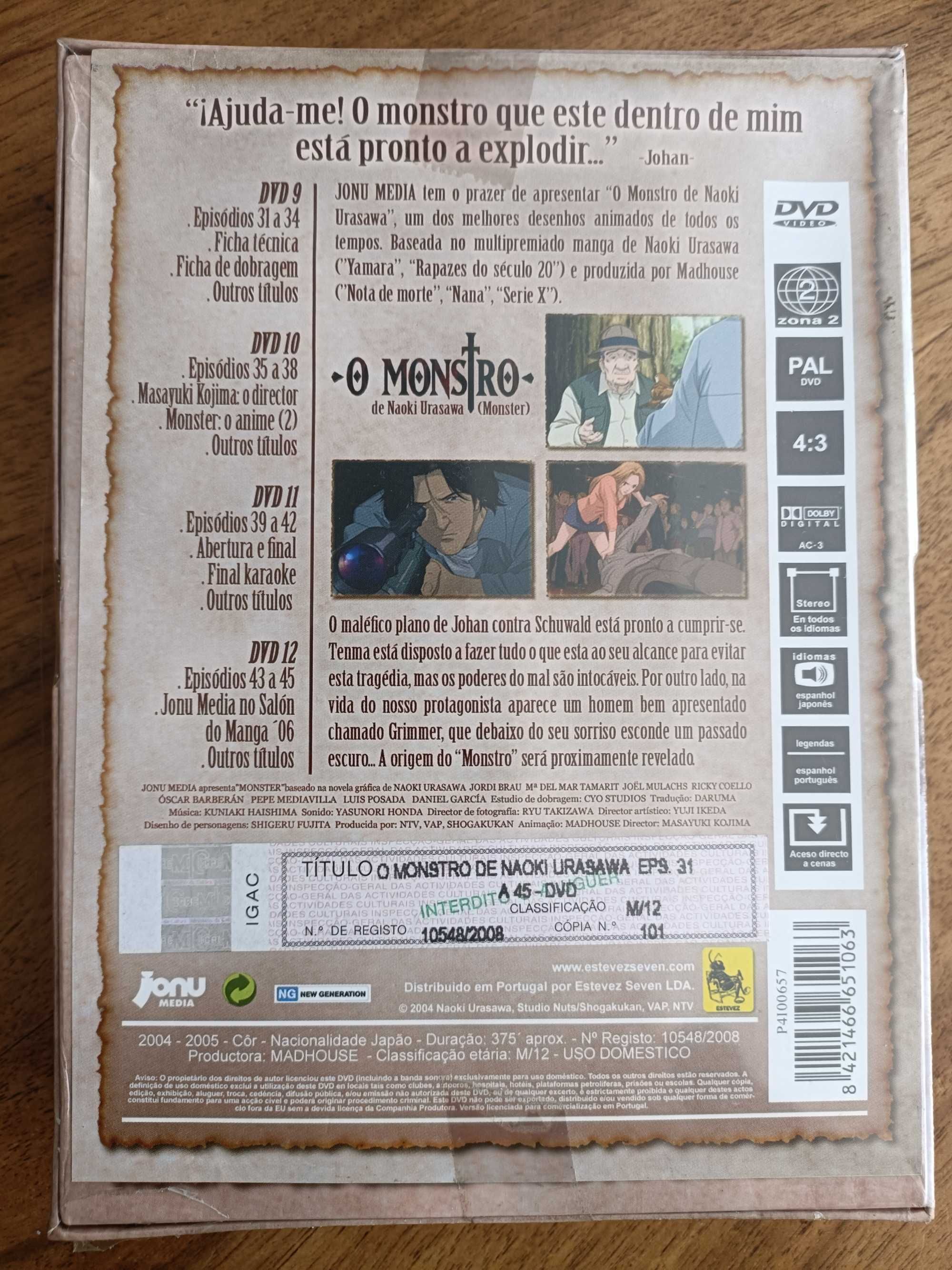 O Monstro - Naoki Urasawa (DVD)