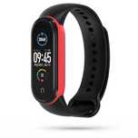 Pasek do Xiaomi Mi Band 5 / 6 Tech-Protect IconBand Black/Red