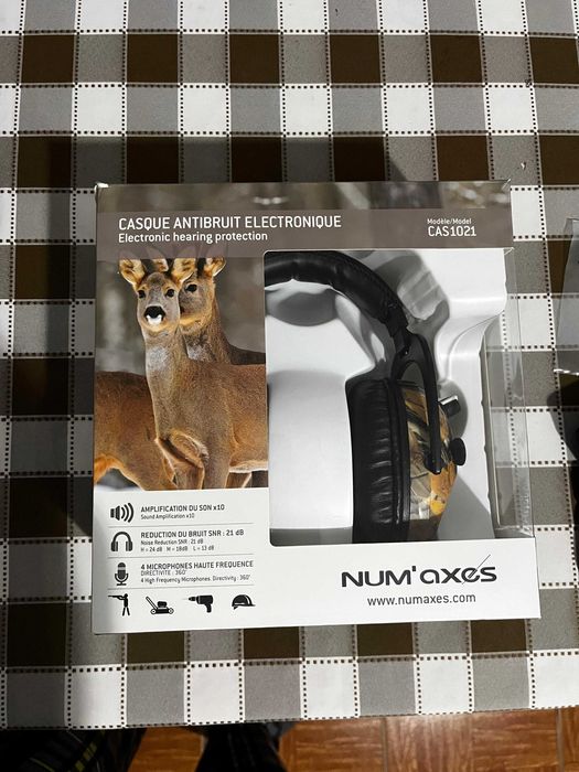 Auricular eletrónico caça/tiro desportivo