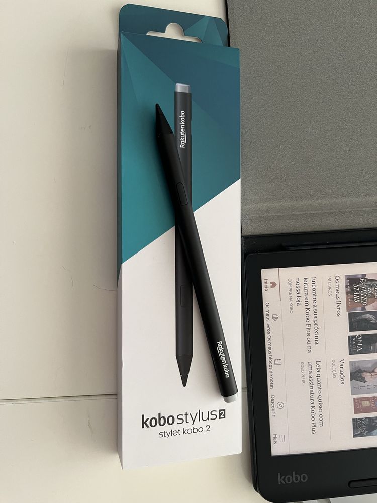 Vendo Kobo Libra Colour + Kobo Stylus 2 + Capa original com factura