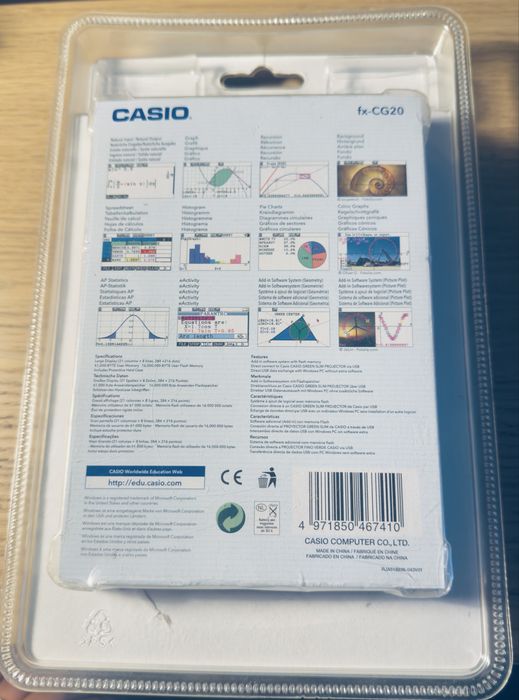 Calculadora Casio FX-CG 20