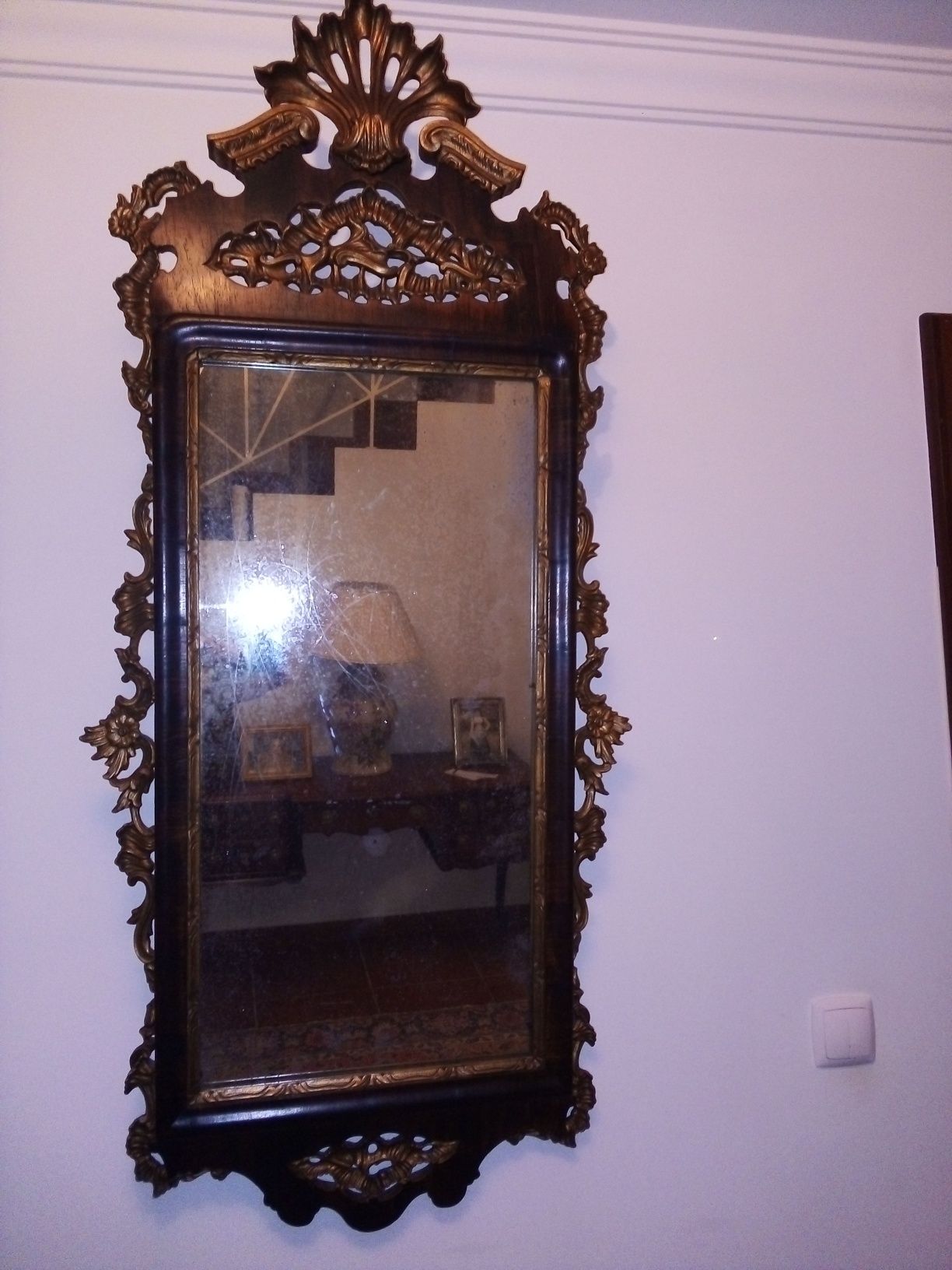 Espelho D. José em Pau Santo