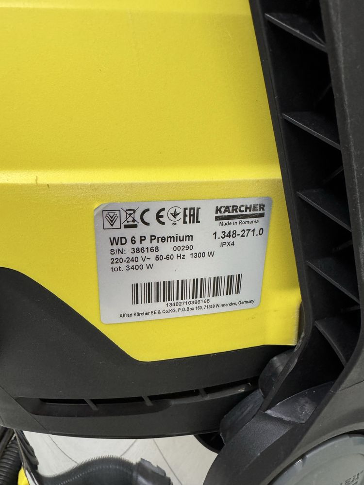 Продам пылесос Karcher WD 6 P Premium