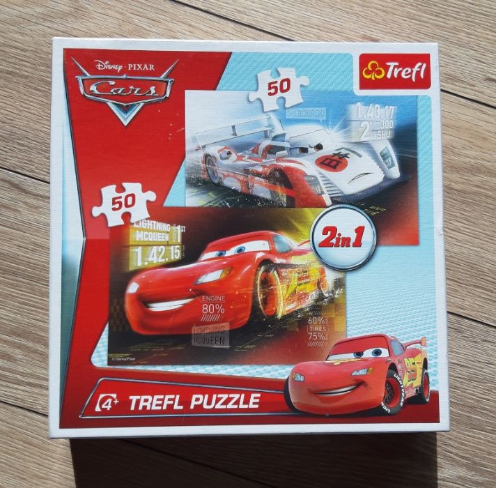 Puzzle Auta, Auta 2, 2 x 50 el., 50 el, Trefl wiek +4