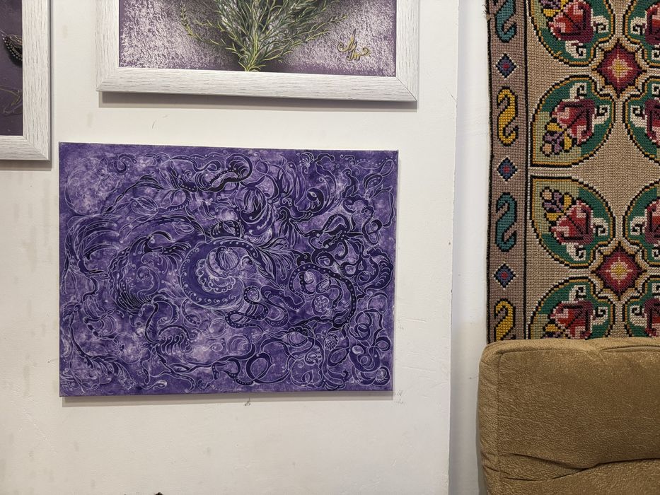 Картина найвідомошії художниці Закарпатятя.  Пристань,з серії «Далеко»