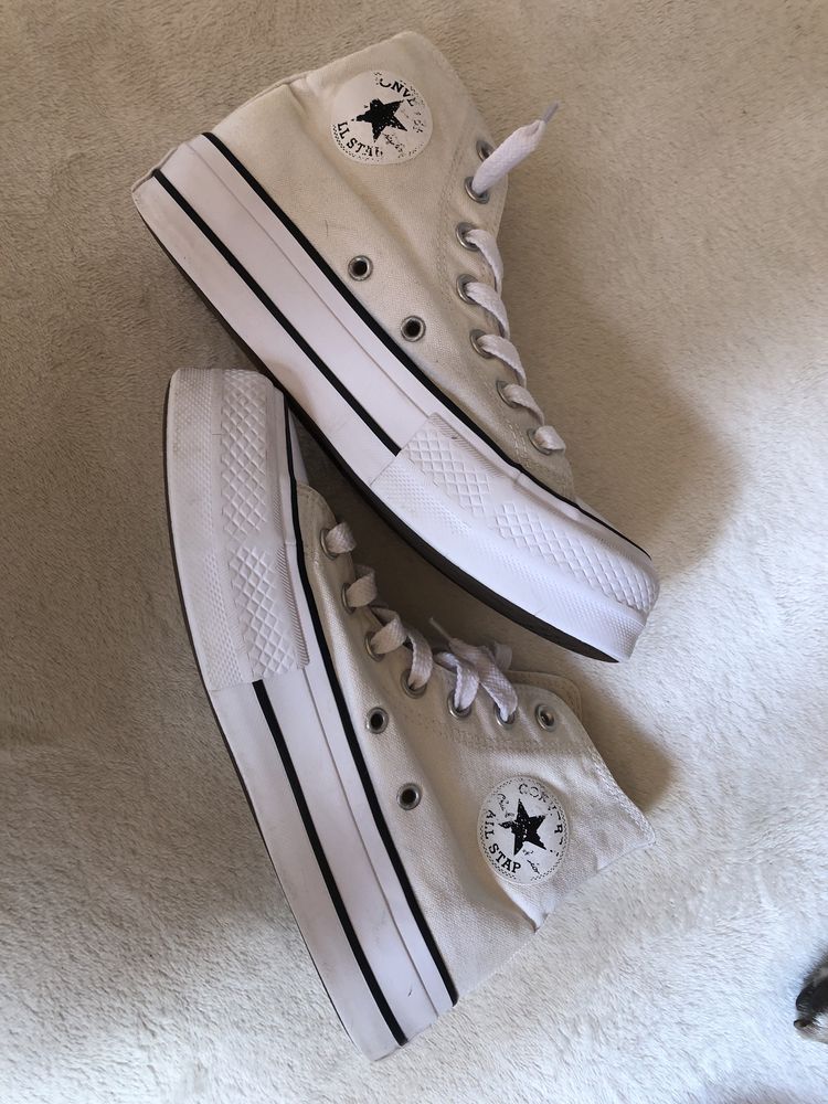 Trampki buty Converse Chuck Taylor All Star Lift High Top White 36