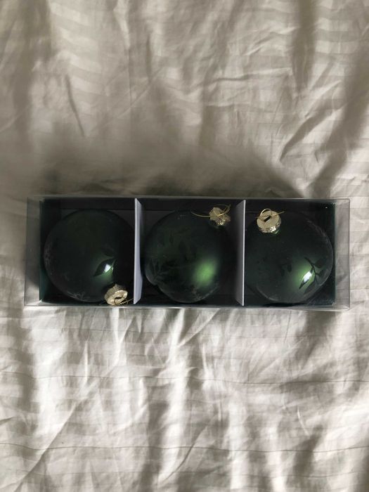 Zestaw szklanych bombek Pepco