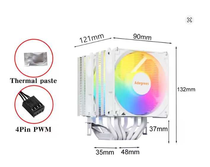 Кулер для процессора AM-4 AM-5 LGA-2011 охлаждение xeon AMD