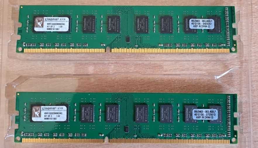 Pamięć RAM Kingston DDR3 4GB (2x2GB) 1333MHz