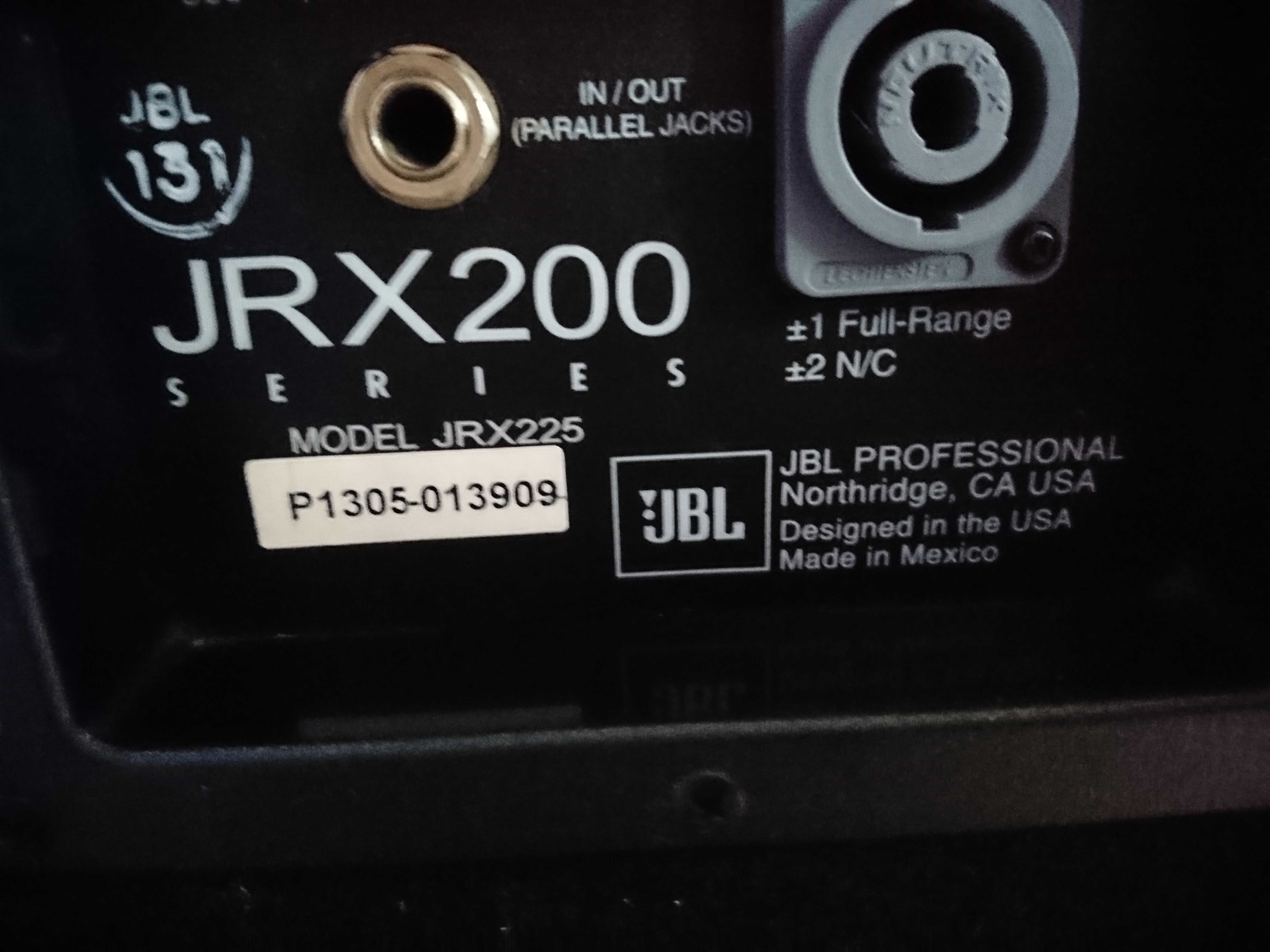 Kolumny JBL JRX225 + Wzmacniacz ADS1100LX + Mixer behringer DDM 4000