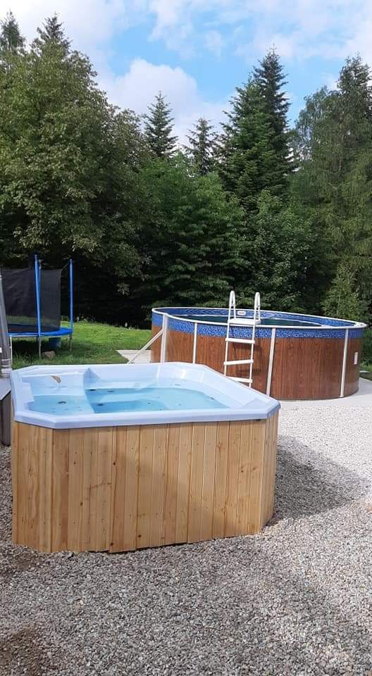 Zawoja domki z jacuzzi w górach, basen, wakacje ferie