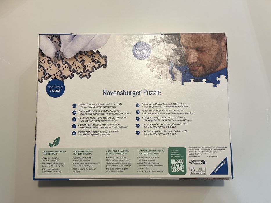 NOWE Puzzle 1000 elementów Japonia Fudżi kwitnąca wiśnia Ravensburger