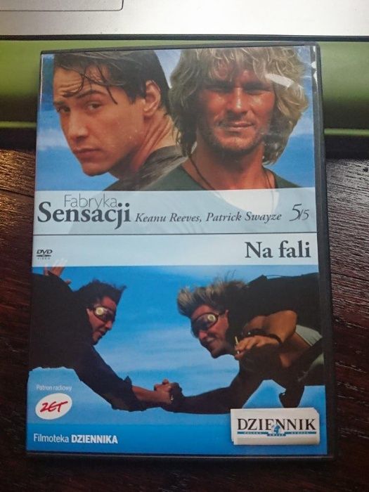 Keanu Reeves i Patric Swayze w filmie NA FALI