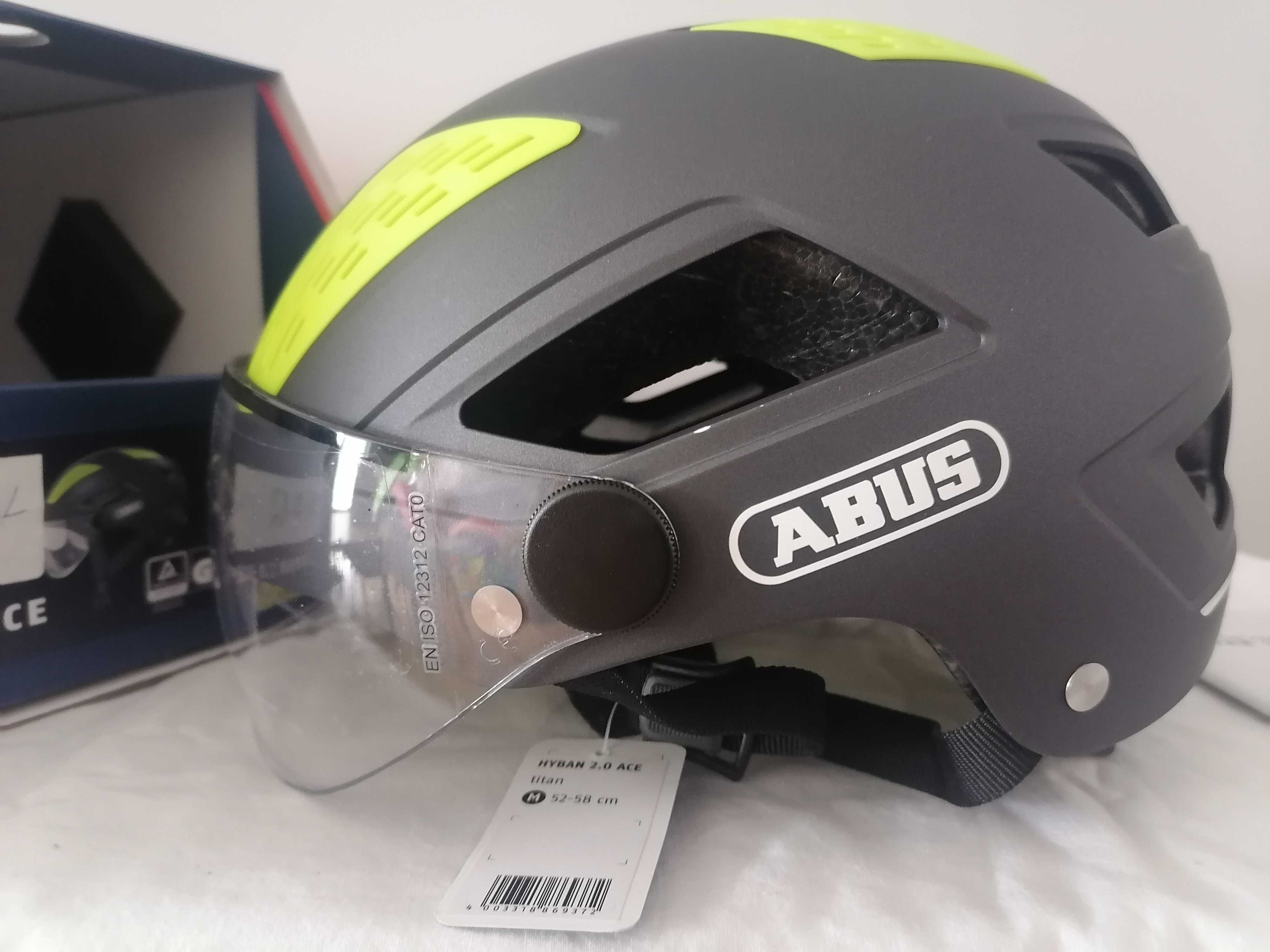 Kask rowerowy Abus Hyban 2.0 Ace Titan M 52-58cm