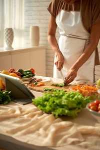 Cozinheira ao domicílio