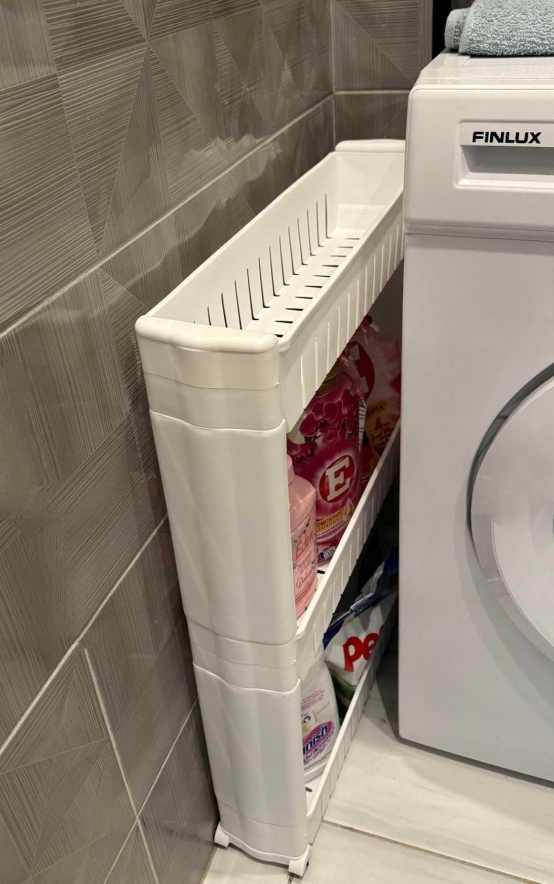 Półka Łazienkowa Plastikowa Biała