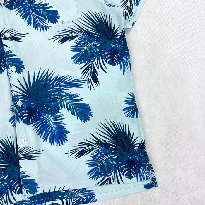 Koszula z krótkim rękawem t-shirt hawajka lata 80 Clockhouse