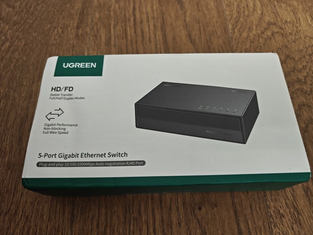 Ugreen гігабітний switch комутатор lan ethernet