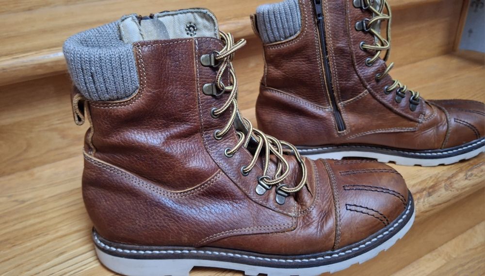 Buty męskie skóra brąz  Next Eu 41 uk 7