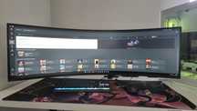 Monitor Odyssey Neo G9 + uchwyt ruchomy  do biurka