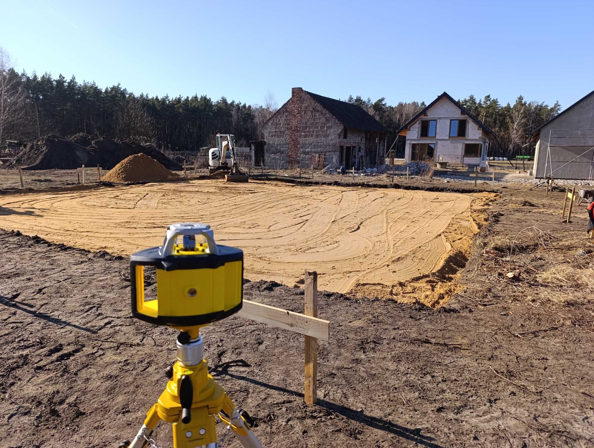 Usługi MINIKOPARKA 3,6T, Utwardzenie Terenu, Układanie kostki brukowej
